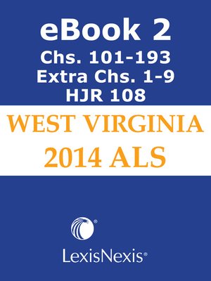 cover image of West Virginia Advance Legislative Service